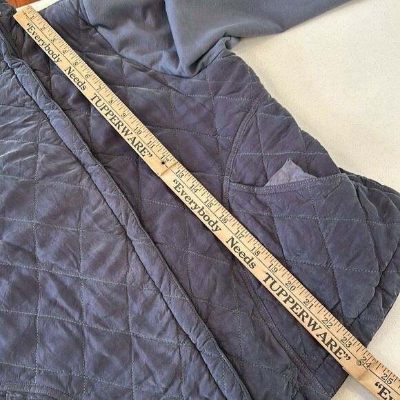 Anthropologie Marrakesh gray, soft, quilted jacket size extra large - Picture 6 of 7